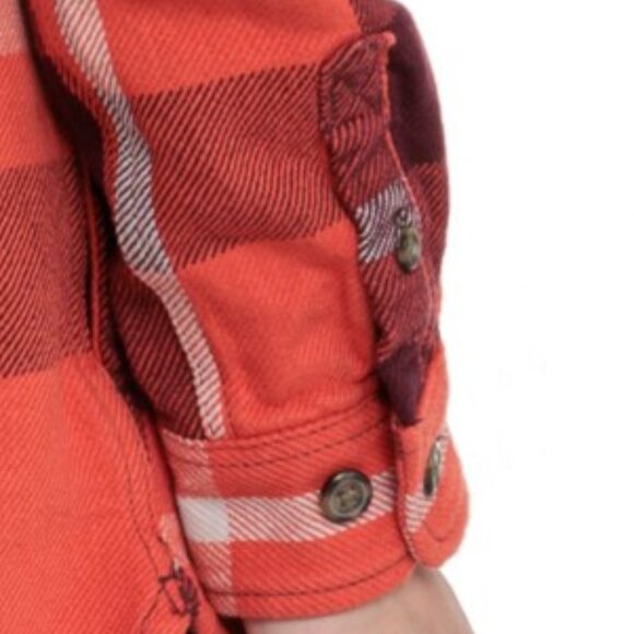 SALE new Carhartt Rugged Flex Loose Fit Heavyweight COTTON Flannel Shirt 253 T12 - Picture 6 of 6